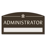 Nameplate Sign w/ Title