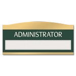 Nameplate Sign w/ Title