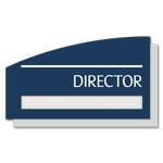 Nameplate Sign w/ Title