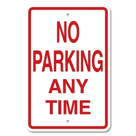 No Parking Any Time