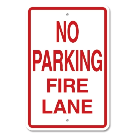 No Parking Fire Lane