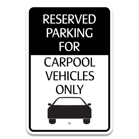 Parking For Carpool Vehicles Only
