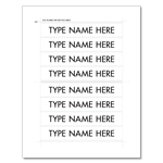 Print Your Own! 4-Line Inserts