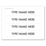 Print Your Own! Additional 4-Line Inserts