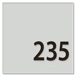 Room Number Sign