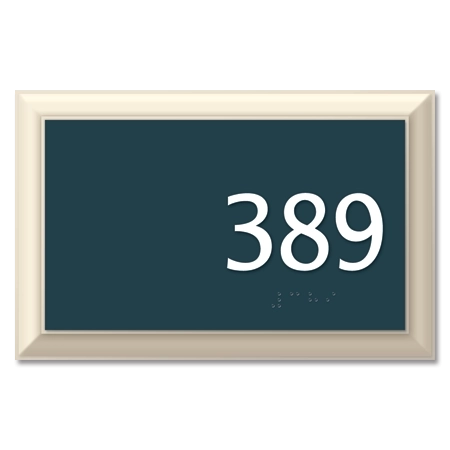 Room Number Sign