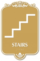 Stairs Sign w/ Symbol