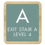 Stairway ID Sign - NYC Compliant