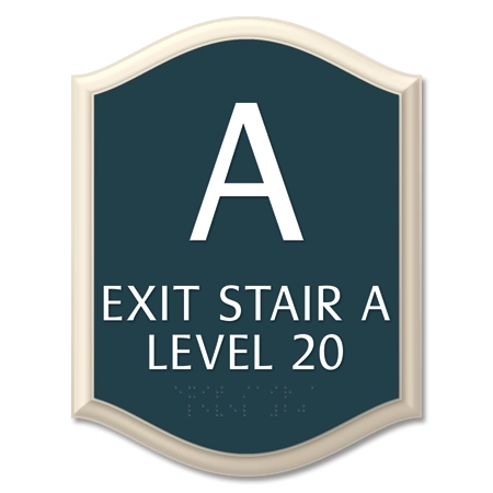 Stairway ID Sign - NYC Compliant