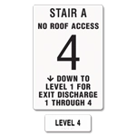 Stairwell ID - Outside NYC <br>3 Floors or Less