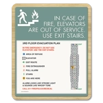 Standard Elevator Evacuation Plans - CA Compliant