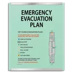 Standard Entrance Evacuation Plans - CA Compliant