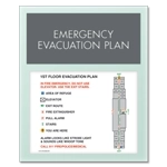 Standard Entrance Evacuation Plans - CA Compliant