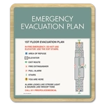 Standard Entrance Evacuation Plans - CA Compliant