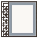 Vertical Message / Evac Holder for 11" x 8.5" Paper