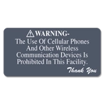 Warning The Use of Cellular Phones...