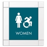 Women Sign w/Female & Dynamic ISA Symbols