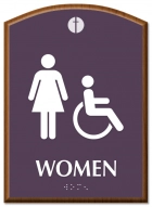 Women Sign w/Female & ISA Symbols