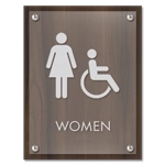Women Sign w/Female & ISA Symbols