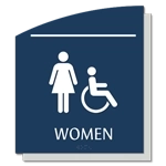 Women Sign w/Female & ISA Symbols