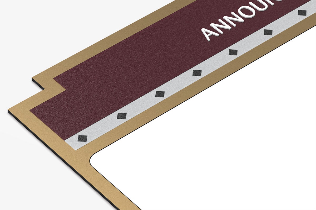 Marquis Large Dry Erase Display Header Detail Image