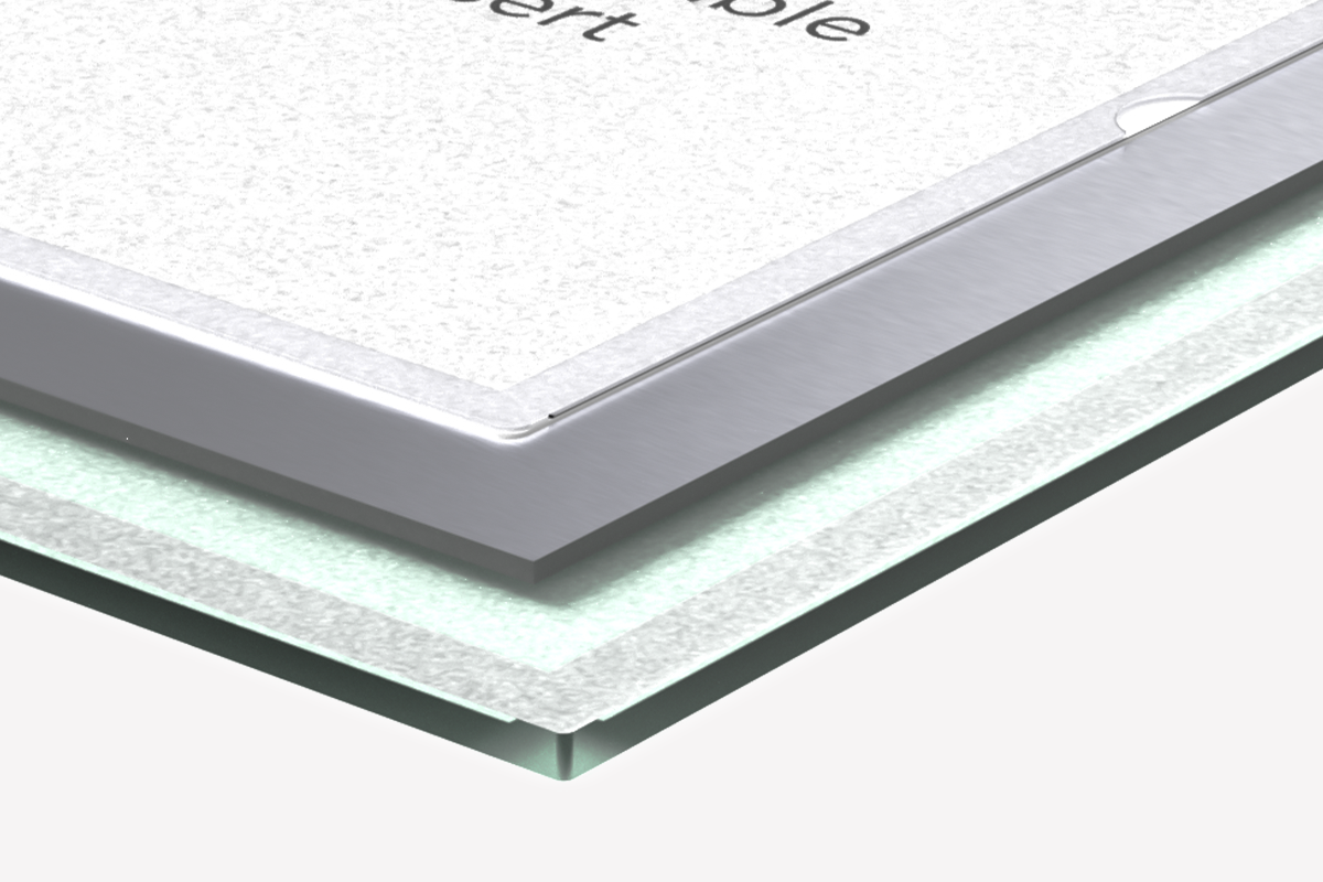 Metro Metallics Message Display Bottom Corner