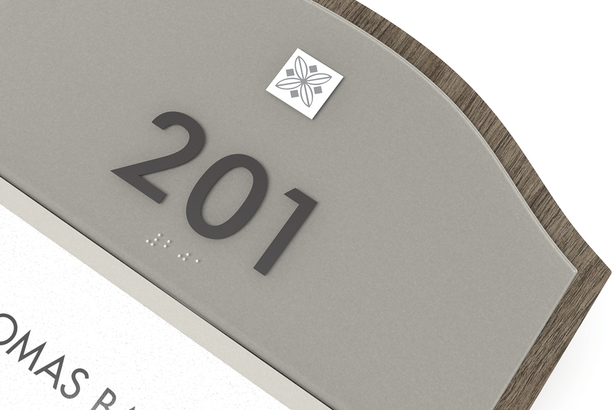 Shadow Box Display Header Detail Image