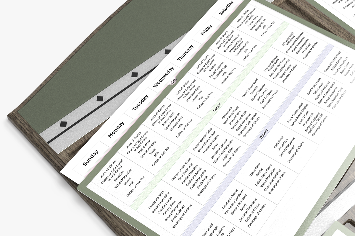 Information Display Board with Example Insert