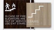 Stairs/Elevator Signs