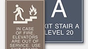 Stairs/Elevator Signs