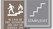 Stairs/Elevator Signs