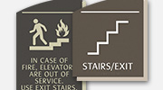 Stairs/Elevator Signs