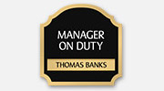 Manager on Duty Signs