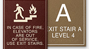 Stairs/Elevator Signs