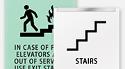 Stairs/Elevator Signs