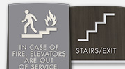 Stairs/Elevator Signs