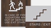 Stairs/Elevator Signs
