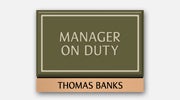Manager on Duty Signs