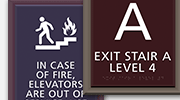 Stairs/Elevator Signs