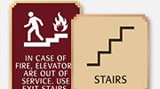 Stairs/Elevator Signs
