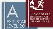 Stairs/Elevator Signs