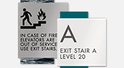 Stairs/Elevator Signs