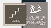 Stairs/Elevator Signs