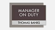 Manager on Duty Signs